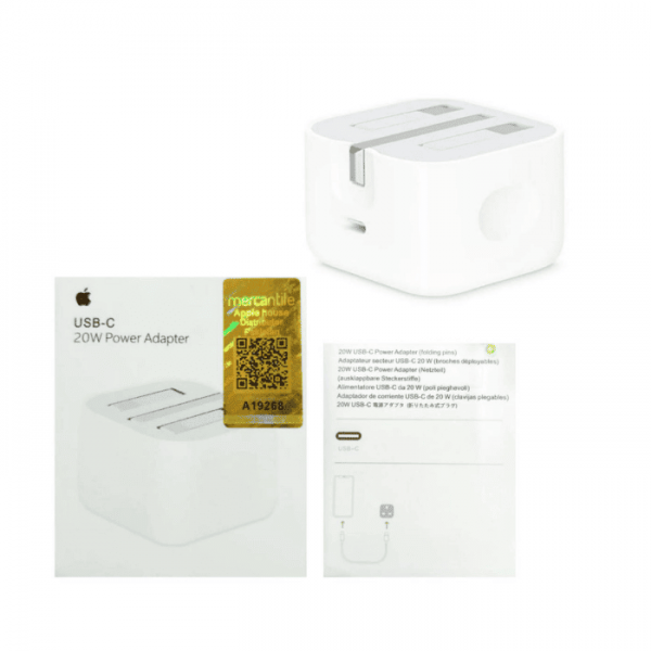 Buy Apple Mercantile 3 Pin 20 Watt Adapter - Best Iphone adapter in Pakistan