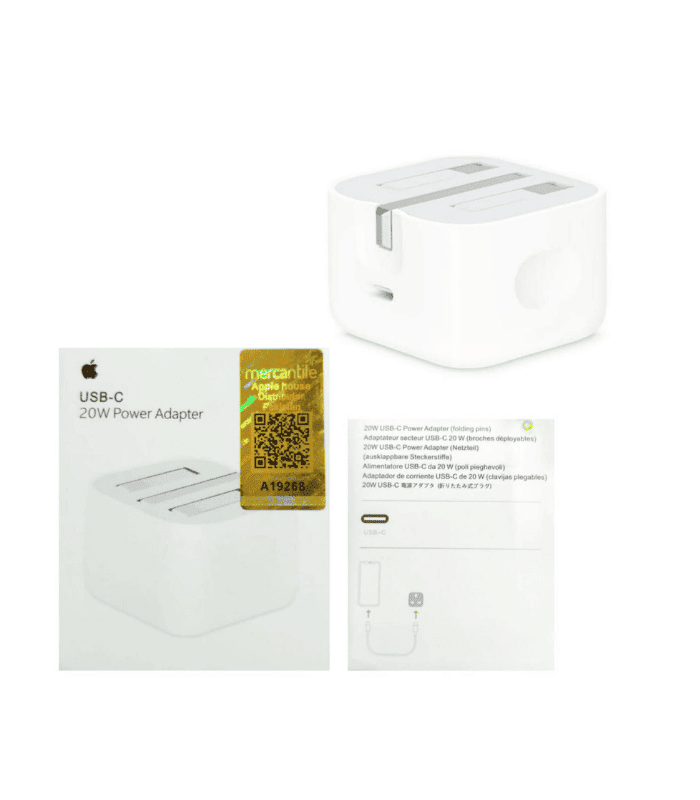 Buy Apple Mercantile 3 Pin 20 Watt Adapter - Best Iphone adapter in Pakistan